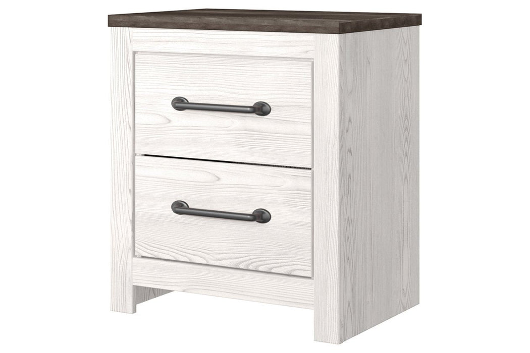 Gerridan White/Gray Nightstand - B1190-92 - Lara Furniture