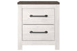 Gerridan White/Gray Nightstand - B1190-92 - Lara Furniture