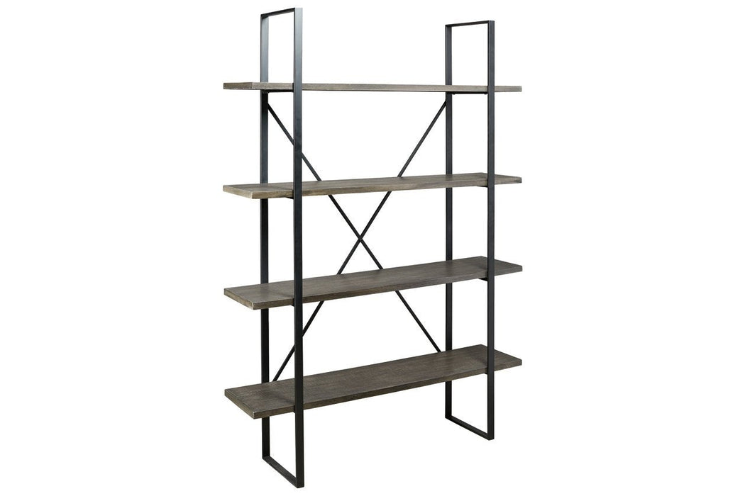 Gilesgrove Black/Gray Bookcase - A4000017 - Lara Furniture