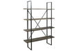 Gilesgrove Black/Gray Bookcase - A4000017 - Lara Furniture