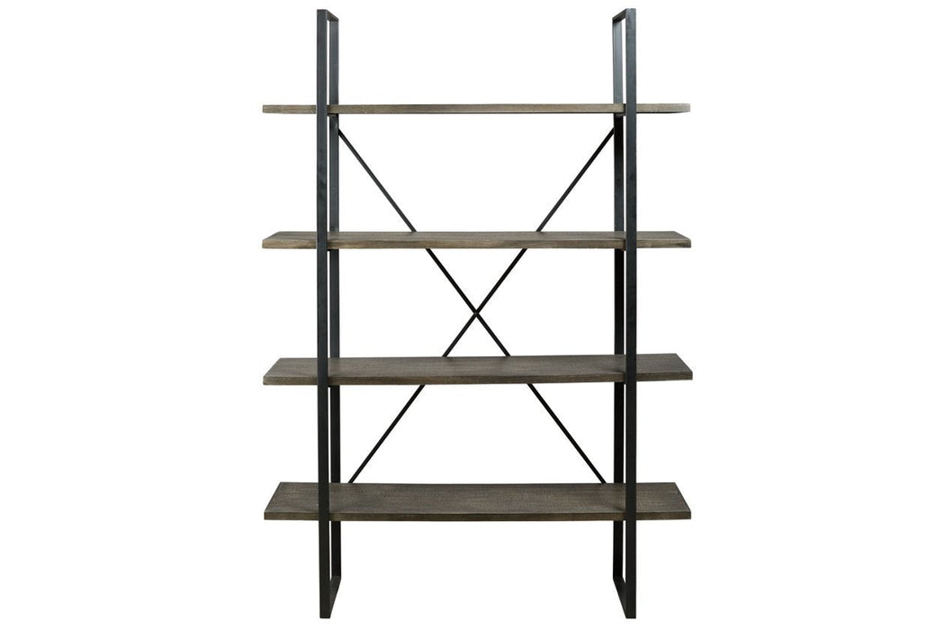 Gilesgrove Black/Gray Bookcase - A4000017 - Lara Furniture