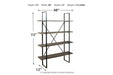 Gilesgrove Black/Gray Bookcase - A4000017 - Lara Furniture