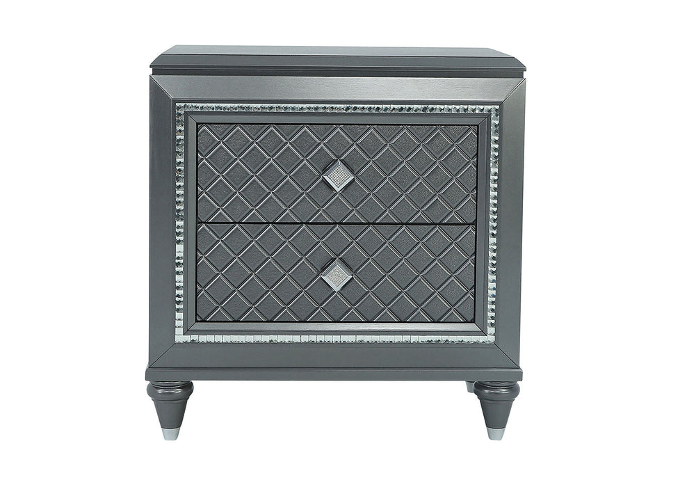 Giovani Dark Gray Nightstand - B7900-2 - Lara Furniture