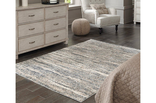 Gizela Ivory/Beige/Gray Large Rug - R404861 - Lara Furniture