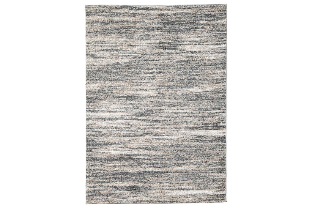 Gizela Ivory/Beige/Gray Medium Rug - R404862 - Lara Furniture