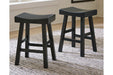 Glosco Black Counter Height Bar Stool (Set of 2) - D548-524 - Lara Furniture