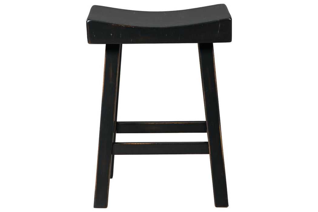 Glosco Black Counter Height Bar Stool (Set of 2) - D548-524 - Lara Furniture