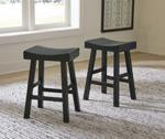 Glosco Black Counter Height Bar Stool (Set of 2) - D548-524 - Lara Furniture