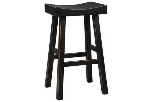 Glosco Black Pub Height Bar Stool (Set of 2) - D548-530 - Lara Furniture