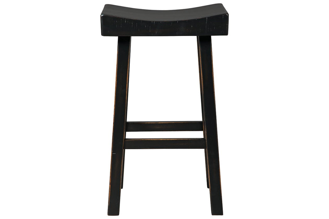 Glosco Black Pub Height Bar Stool (Set of 2) - D548-530 - Lara Furniture