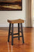 Glosco Medium Brown/Dark Brown Bar Height Bar Stool (Set of 2) - D548-030 - Lara Furniture