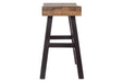 Glosco Medium Brown/Dark Brown Counter Height Bar Stool (Set of 2) - D548-024 - Lara Furniture