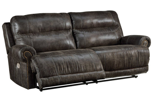 Grearview Charcoal Power Reclining Sofa - 6500547 - Lara Furniture