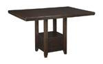 Haddigan Dark Brown Counter Height Dining Extension Table - D596-42 - Lara Furniture