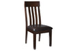 Haddigan Dark Brown Dining Chair (Set of 2) - D596-01 - Lara Furniture