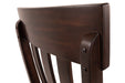 Haddigan Dark Brown Dining Chair (Set of 2) - D596-01 - Lara Furniture