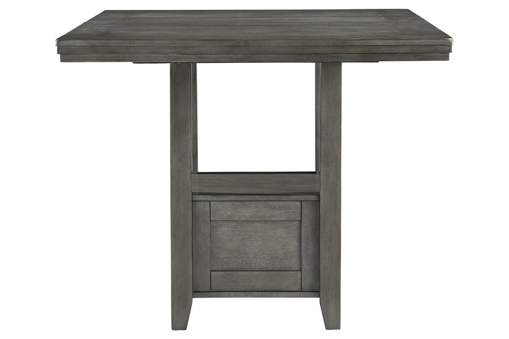 Hallanden Gray Counter Height Dining Extension Table - D589-42 - Lara Furniture