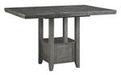 Hallanden Gray Counter Height Dining Extension Table - D589-42 - Lara Furniture