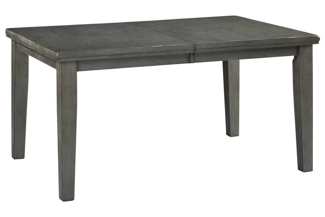 Hallanden Gray Dining Extension Table - D589-35 - Lara Furniture