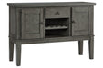 Hallanden Gray Dining Server - D589-60 - Lara Furniture