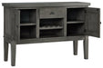 Hallanden Gray Dining Server - D589-60 - Lara Furniture