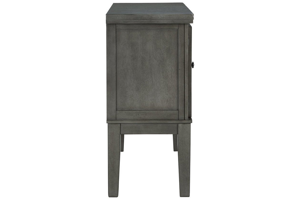 Hallanden Gray Dining Server - D589-60 - Lara Furniture