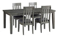 Hallanden Gray Dining Set - Lara Furniture