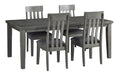 Hallanden Gray Dining Set - Lara Furniture