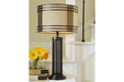 Hanswell Dark Brown Table Lamp - L208294 - Lara Furniture