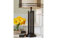 Hanswell Dark Brown Table Lamp - L208294 - Lara Furniture