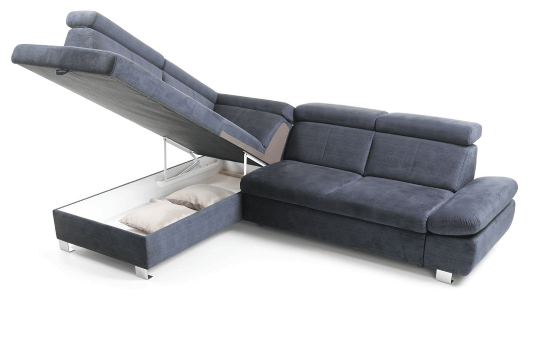 Happy Sectional W/Bed & Storage - i21782 - Lara Furniture