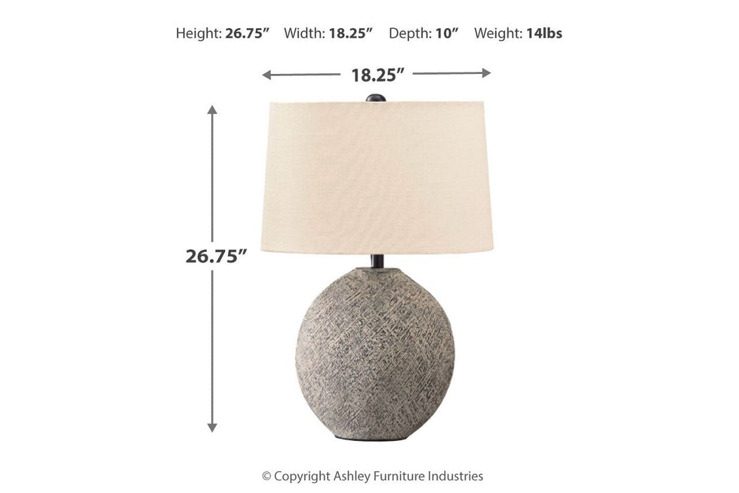 Harif Beige Table Lamp - L235624 - Lara Furniture