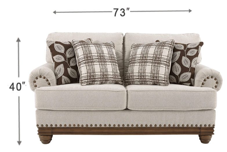 Harleson Wheat Loveseat - 1510435 - Lara Furniture