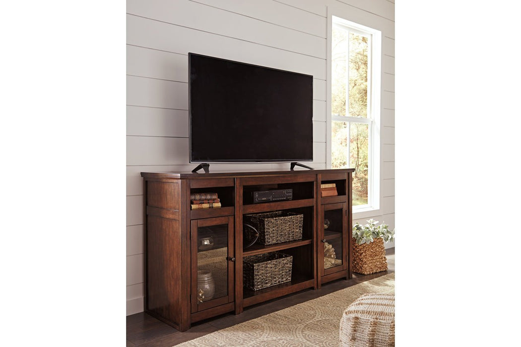 Harpan Reddish Brown 72" TV Stand - W797-68 - Lara Furniture