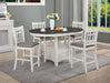 Hartwell Chalk-Gray Extandable Counter Height Set - Lara Furniture