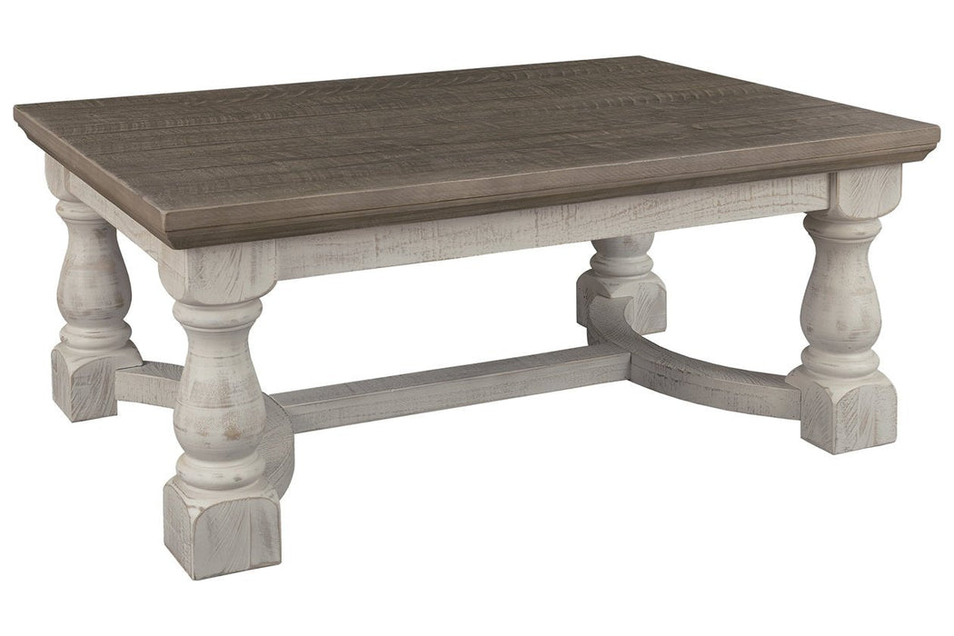 Havalance Gray/White Coffee Table - T814-1 - Lara Furniture