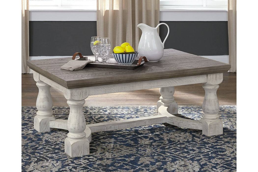 Havalance Gray/White Coffee Table - T814-1 - Lara Furniture