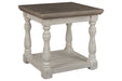 Havalance Gray/White End Table - T814-3 - Lara Furniture