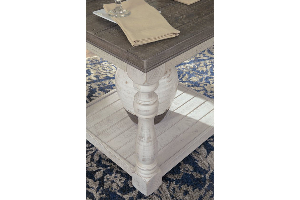 Havalance Gray/White End Table - T814-3 - Lara Furniture