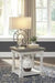 Havalance Gray/White End Table - T814-3 - Lara Furniture