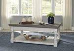 Havalance Gray/White Lift-Top Coffee Table - T814-9 - Lara Furniture