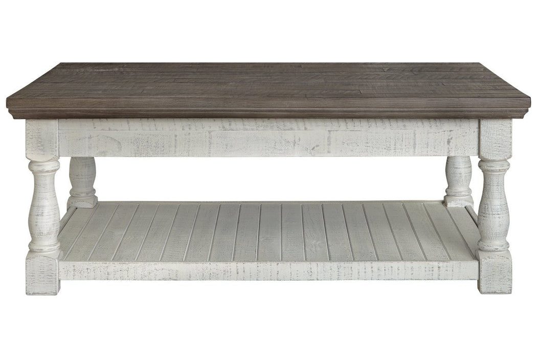 Havalance Gray/White Lift-Top Coffee Table - T814-9 - Lara Furniture