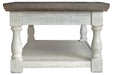 Havalance Gray/White Lift-Top Coffee Table - T814-9 - Lara Furniture