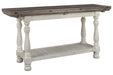 Havalance Gray/White Sofa/Console Table - T814-4 - Lara Furniture