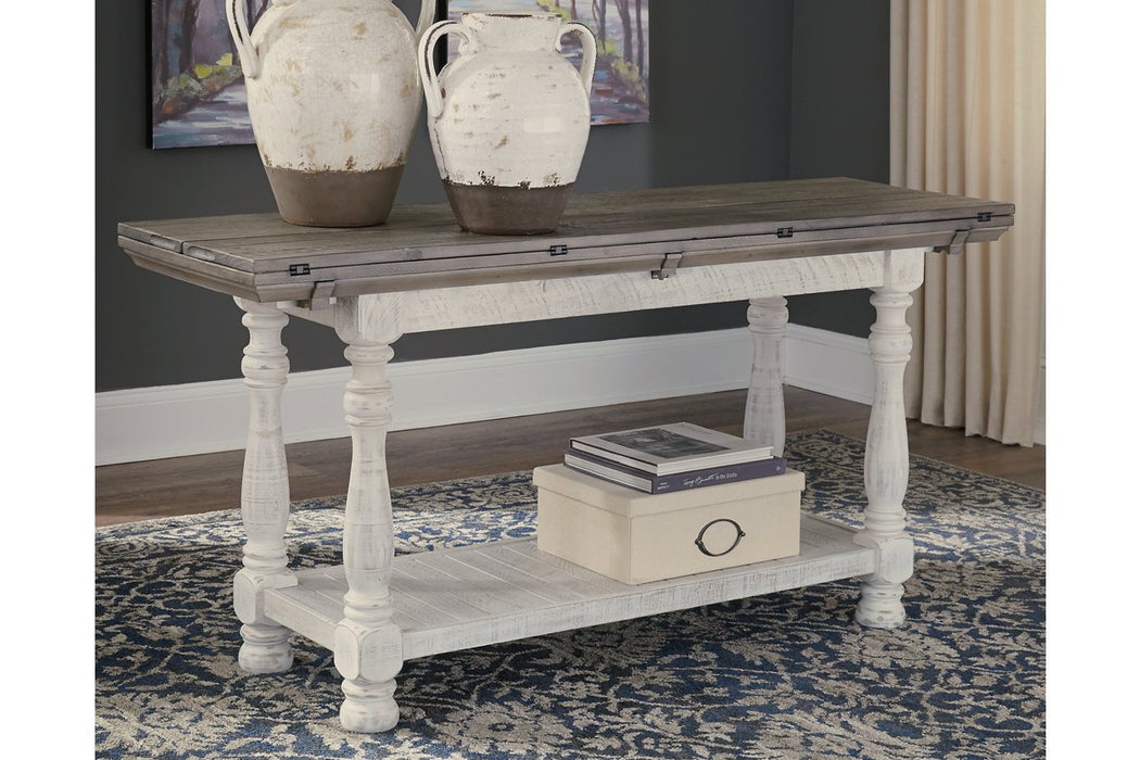 Havalance Gray/White Sofa/Console Table - T814-4 - Lara Furniture