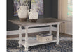 Havalance Gray/White Sofa/Console Table - T814-4 - Lara Furniture