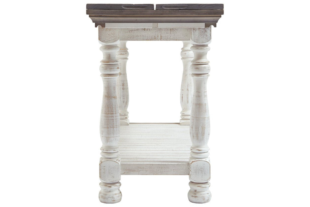 Havalance Gray/White Sofa/Console Table - T814-4 - Lara Furniture