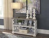 Havalance Gray/White Sofa/Console Table - T814-5 - Lara Furniture