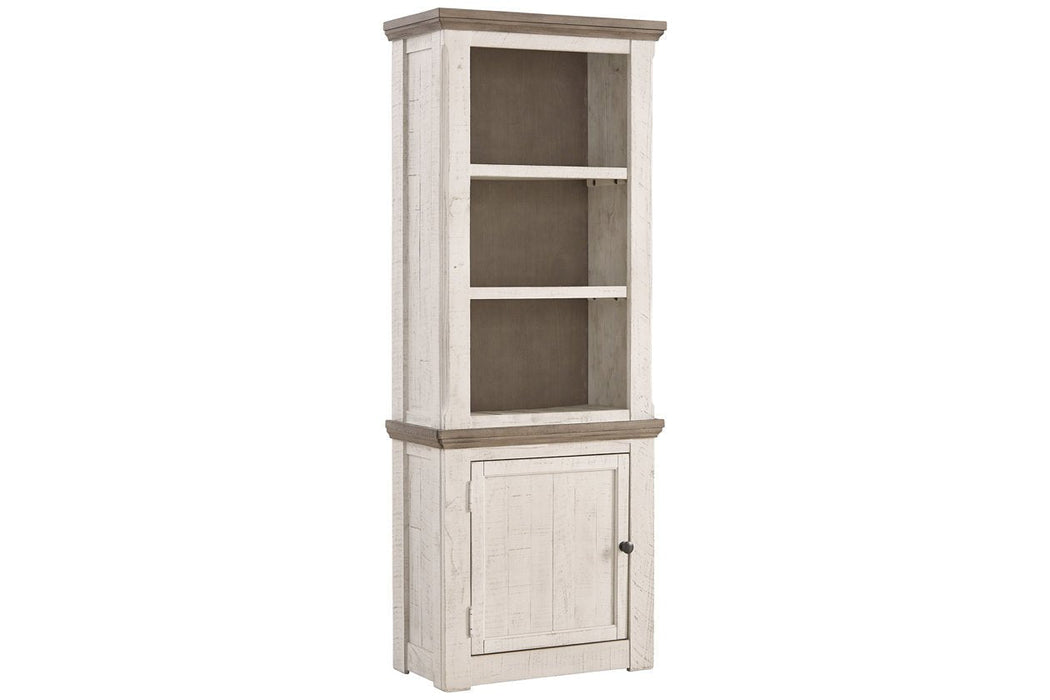 Havalance Two-tone Left Pier Cabinet - W814-33 - Lara Furniture