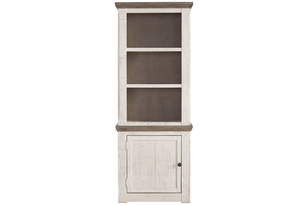 Havalance Two-tone Left Pier Cabinet - W814-33 - Lara Furniture